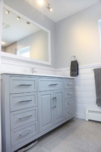 large vanity with drawers bathroom renovation